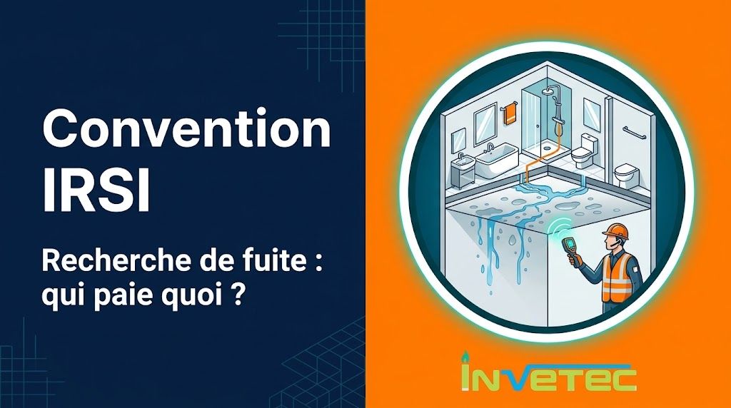 Qui prend en charge la recherche de fuite non destructive en copropriété ? Découvrez le rôle de la convention IRSI, ce qui est couvert et ce qui reste à votre charge.